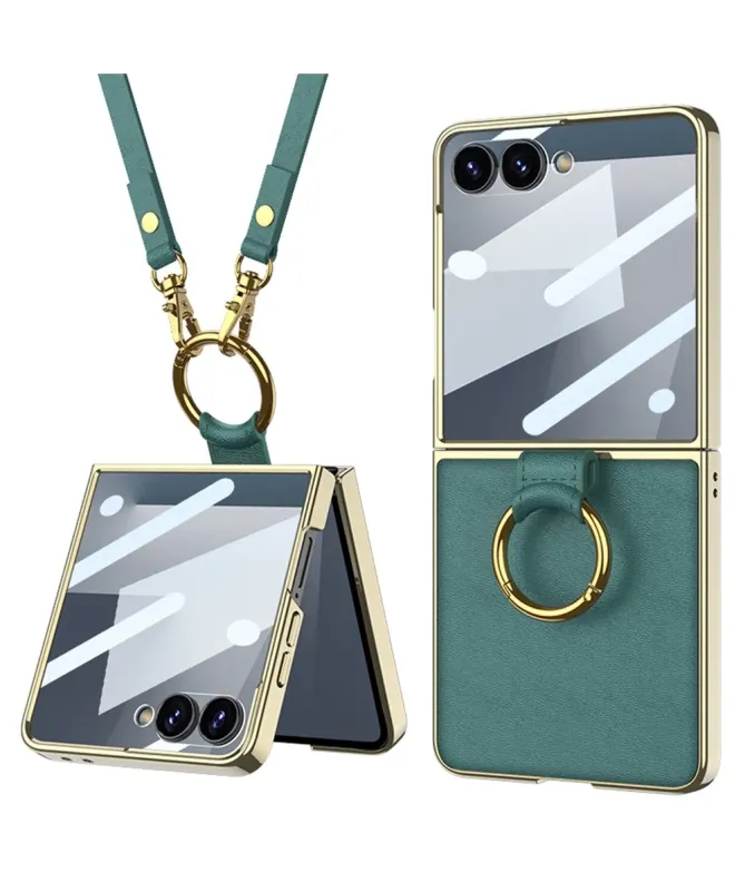 Coque Samsung Galaxy Z Flip 7 avec Bandoulière et Anneau | NOMADE