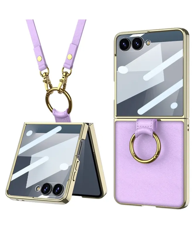 Coque Samsung Galaxy Z Flip 7 avec Bandoulière et Anneau | NOMADE