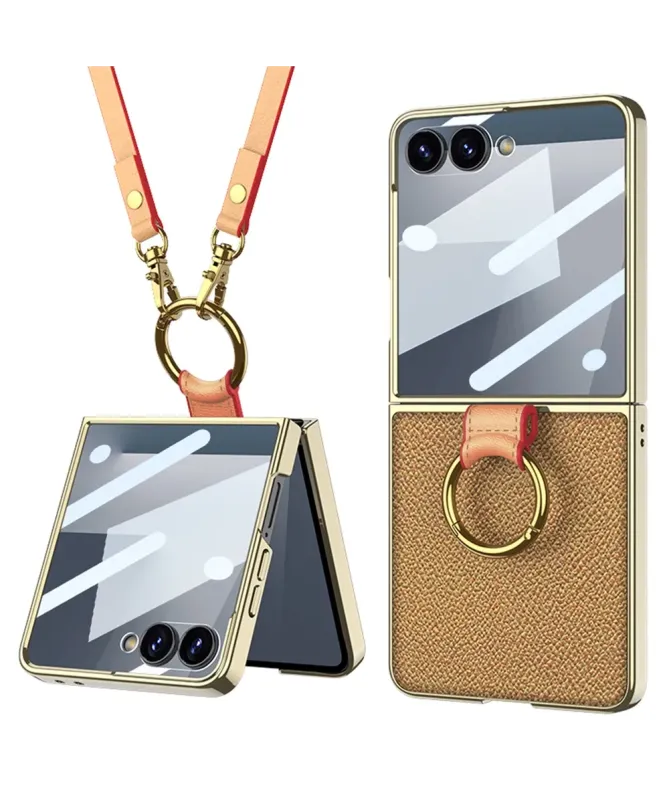 Coque Samsung Galaxy Z Flip 7 avec Bandoulière et Anneau | NOMADE