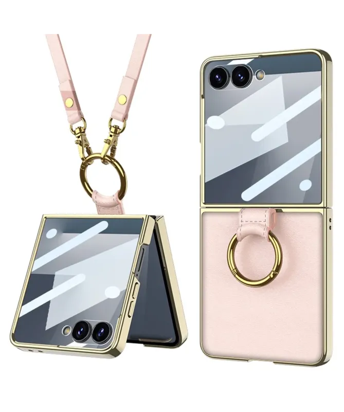 Coque Samsung Galaxy Z Flip 7 avec Bandoulière et Anneau | NOMADE