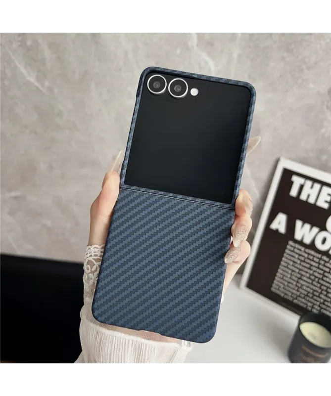 Coque Samsung Galaxy Z Flip 7 Fibre de Carbone Magnétique | VELOCITY
