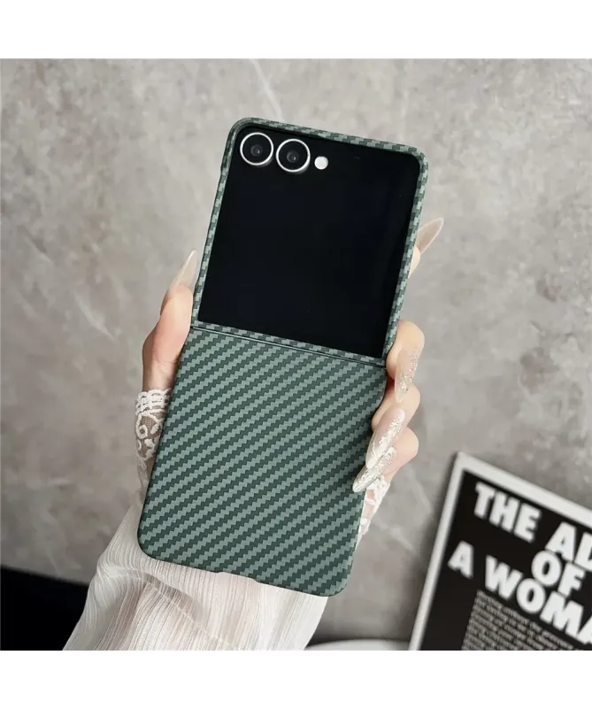 Coque Samsung Galaxy Z Flip 7 Fibre de Carbone Magnétique | VELOCITY