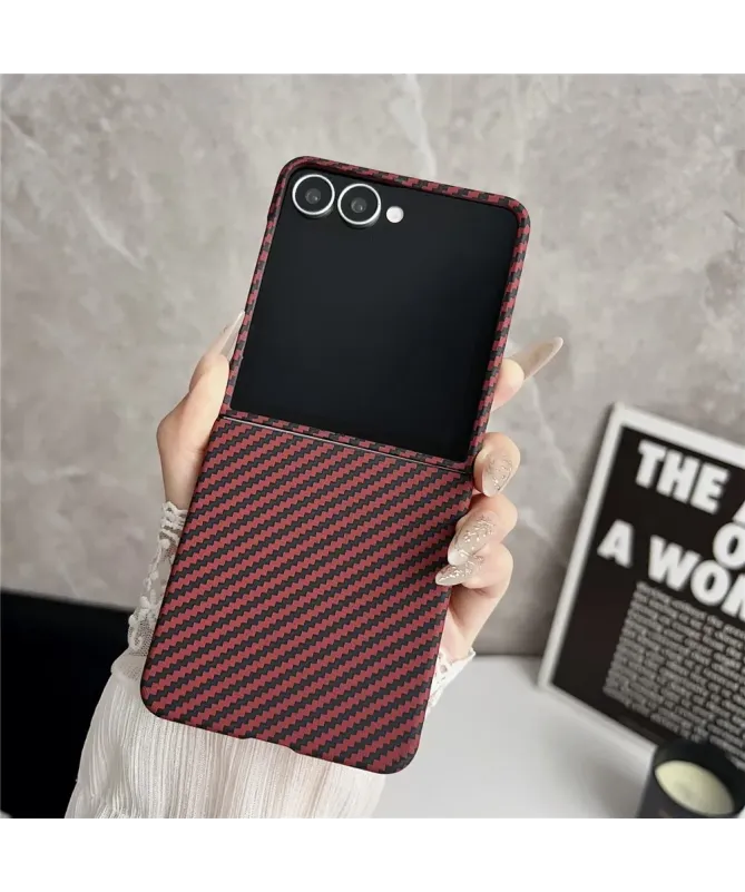 Coque Samsung Galaxy Z Flip 7 Fibre de Carbone Magnétique | VELOCITY