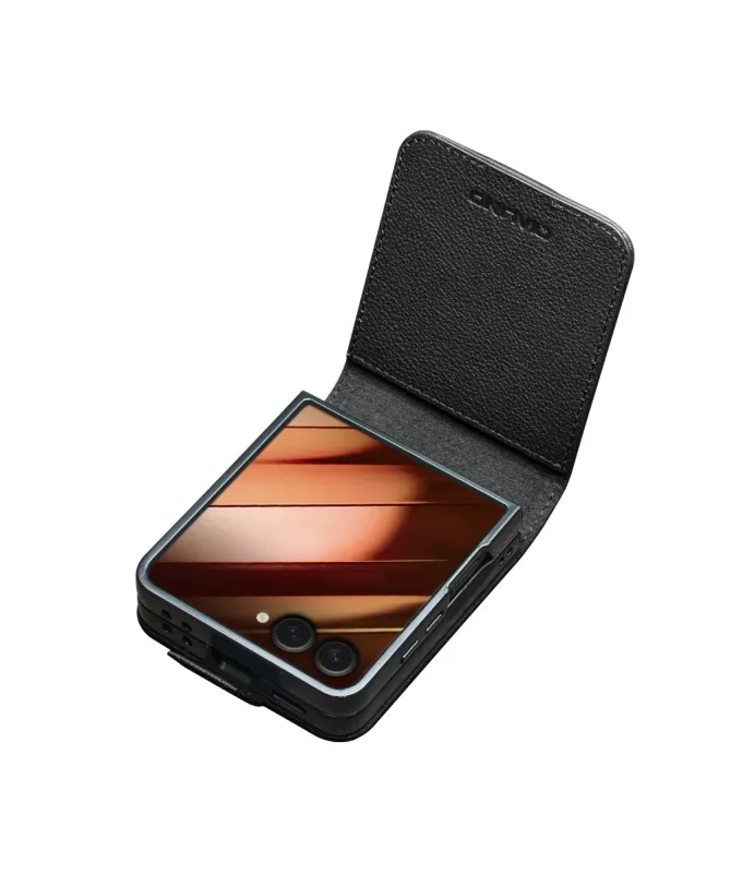Coque Samsung Galaxy Z Flip 7 en Cuir Véritable | LEGACY
