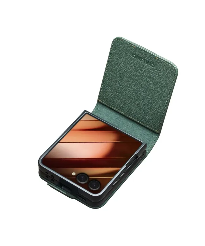 Coque Samsung Galaxy Z Flip 7 en Cuir Véritable | LEGACY
