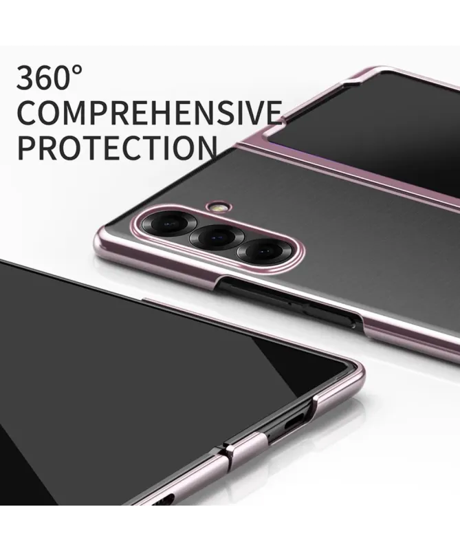 Coque Samsung Galaxy Z Fold 7 avec Cadre Métallisé | FINESSE