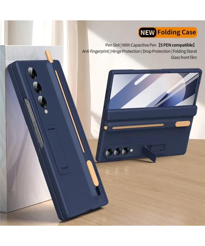 Coque Samsung Galaxy Z Fold 6 Protection avec Support et Verre Trempé 