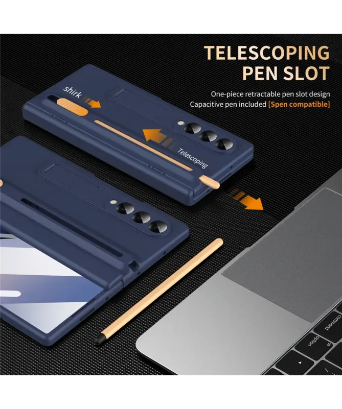 Coque Samsung Galaxy Z Fold 6 Protection avec Support et Verre Trempé 