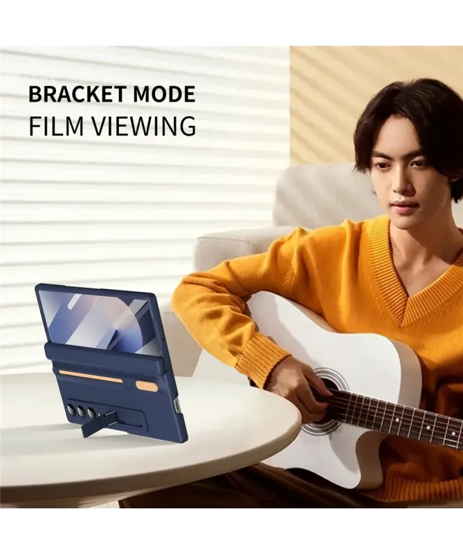 Coque Samsung Galaxy Z Fold 6 Protection avec Support et Verre Trempé 