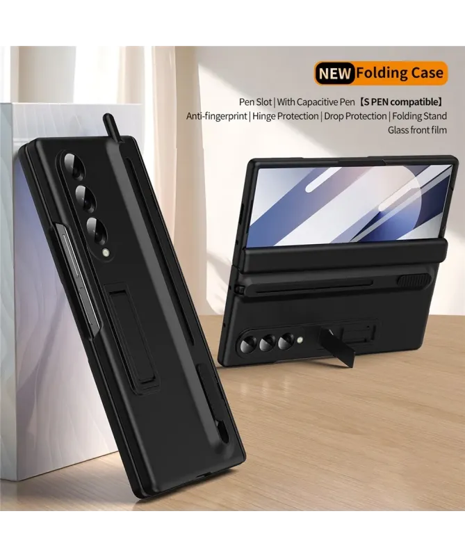 Coque Samsung Galaxy Z Fold 6 Protection avec Support et Verre Trempé 