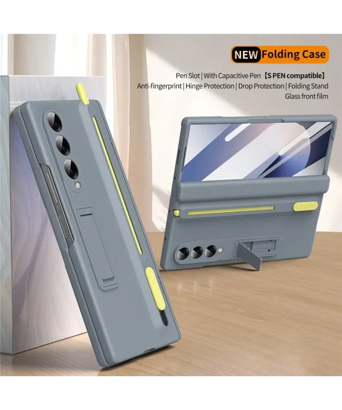 Coque Samsung Galaxy Z Fold 6 Protection avec Support et Verre Trempé 