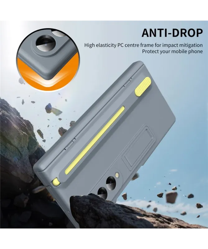 Coque Samsung Galaxy Z Fold 6 Protection avec Support et Verre Trempé 