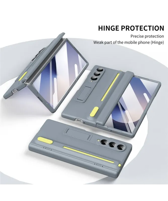 Coque Samsung Galaxy Z Fold 6 Protection avec Support et Verre Trempé 