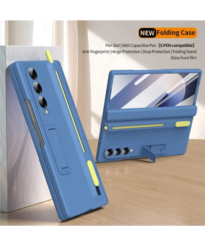 Coque Samsung Galaxy Z Fold 6 Protection avec Support et Verre Trempé 