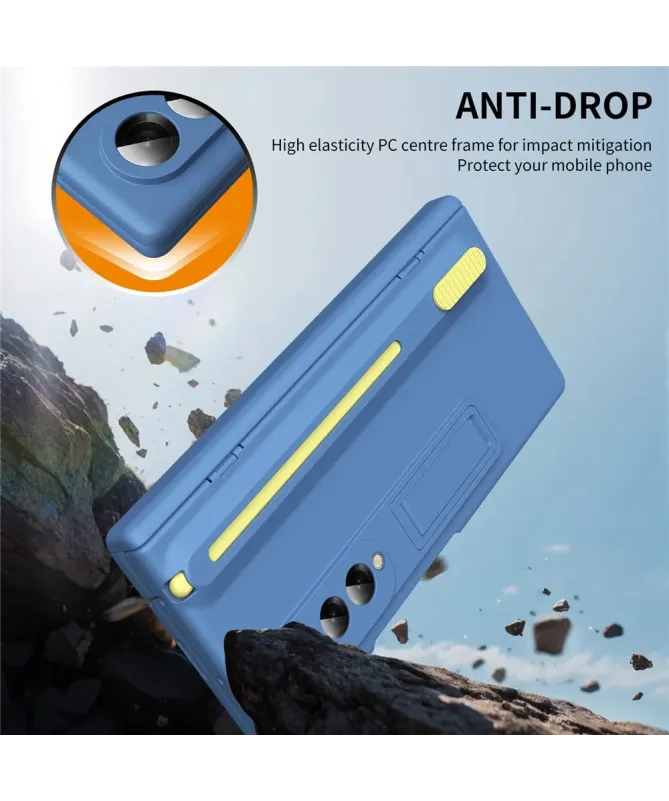 Coque Samsung Galaxy Z Fold 6 Protection avec Support et Verre Trempé 