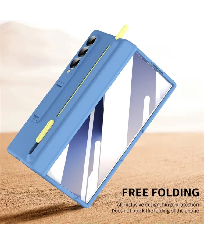 Coque Samsung Galaxy Z Fold 6 Protection avec Support et Verre Trempé 