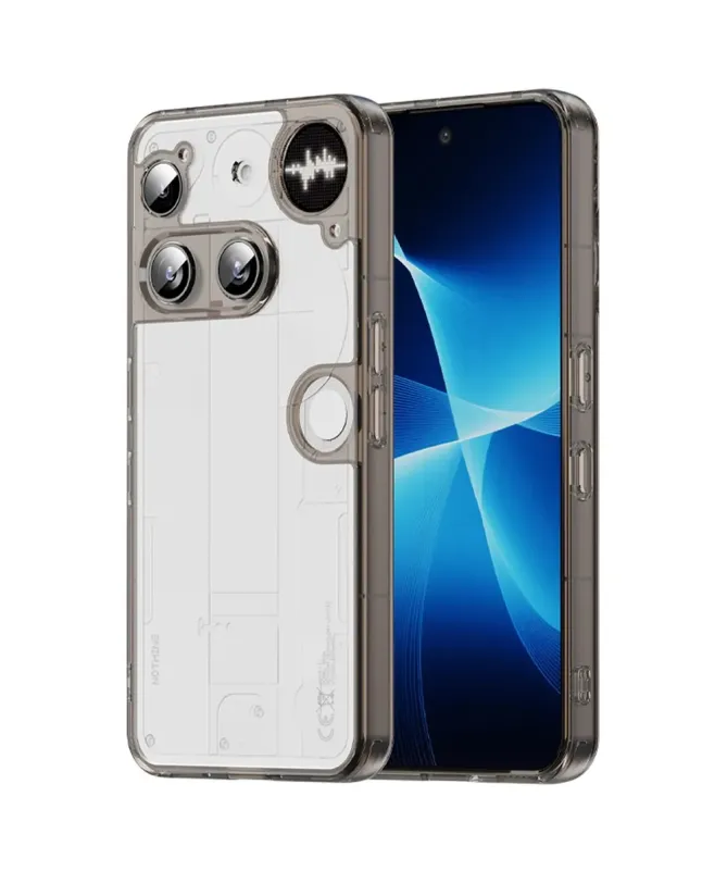 Coque Nothing Phone (3) Transparente Contour Couleuré