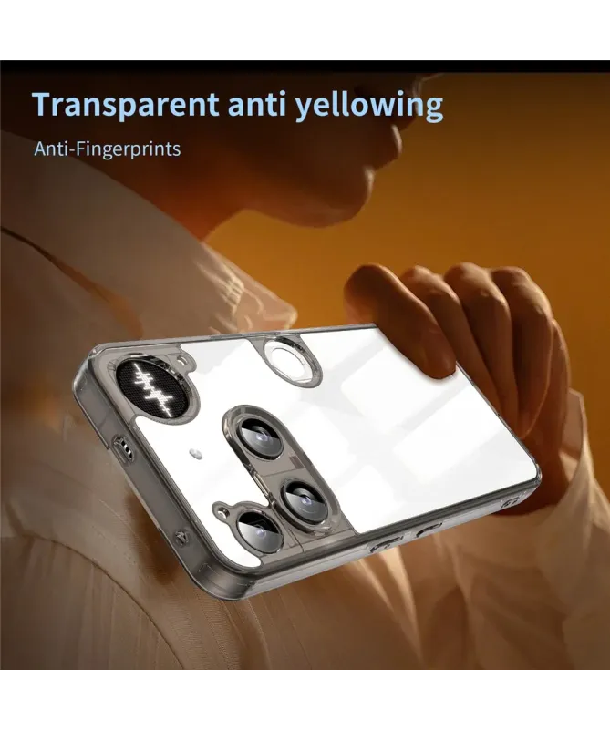 Coque Nothing Phone (3) Transparente Contour Couleuré