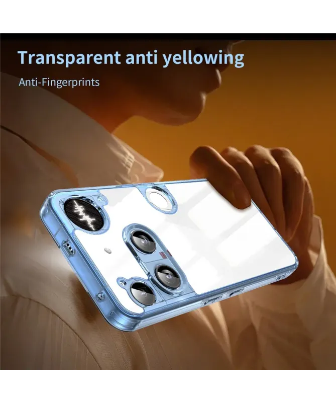 Coque Nothing Phone (3) Transparente Contour Couleuré