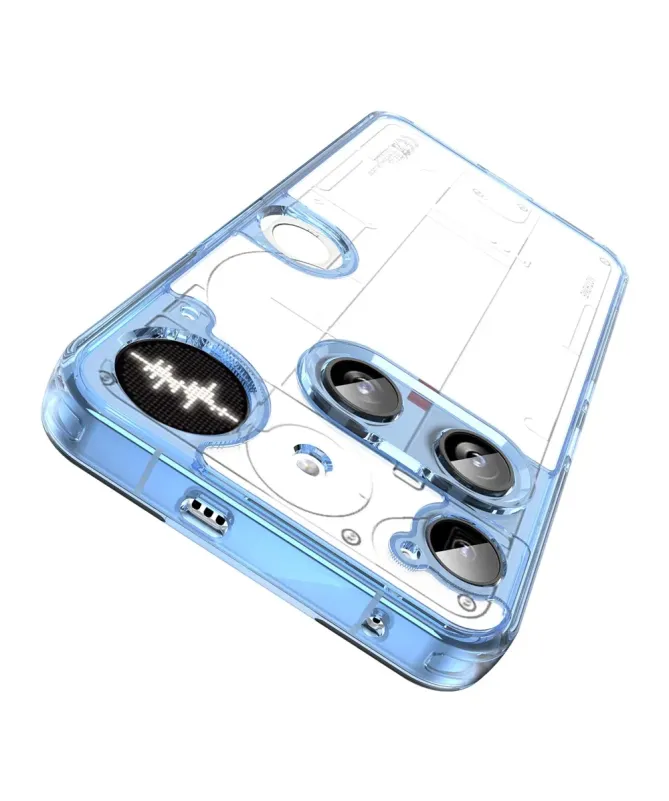 Coque Nothing Phone (3) Transparente Contour Couleuré