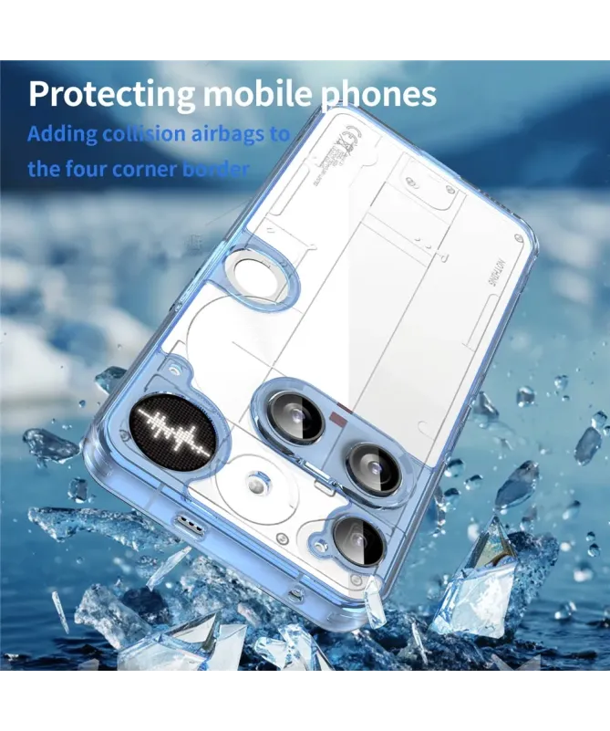 Coque Nothing Phone (3) Transparente Contour Couleuré