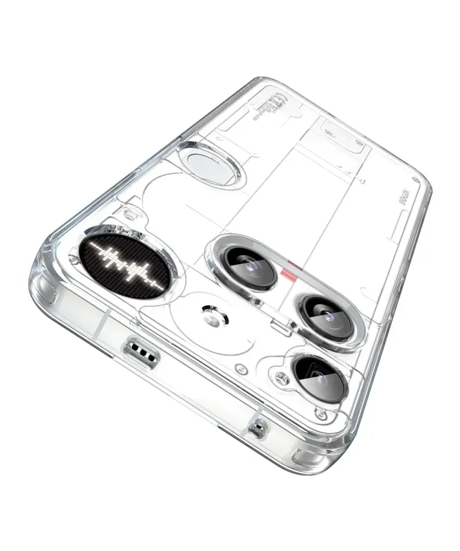 Coque Nothing Phone (3) Transparente Contour Couleuré