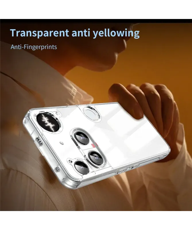 Coque Nothing Phone (3) Transparente Contour Couleuré