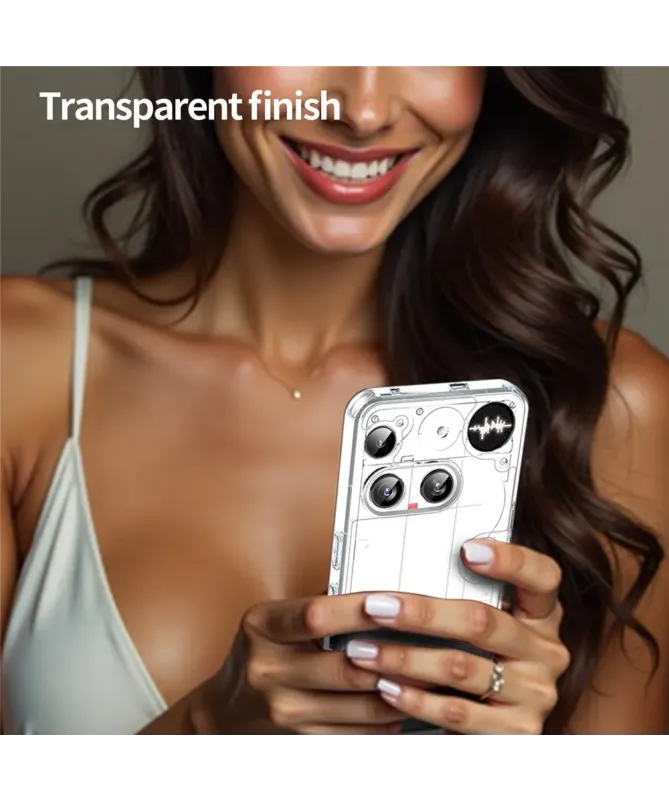 Coque Nothing Phone (3) Transparente Contour Couleuré