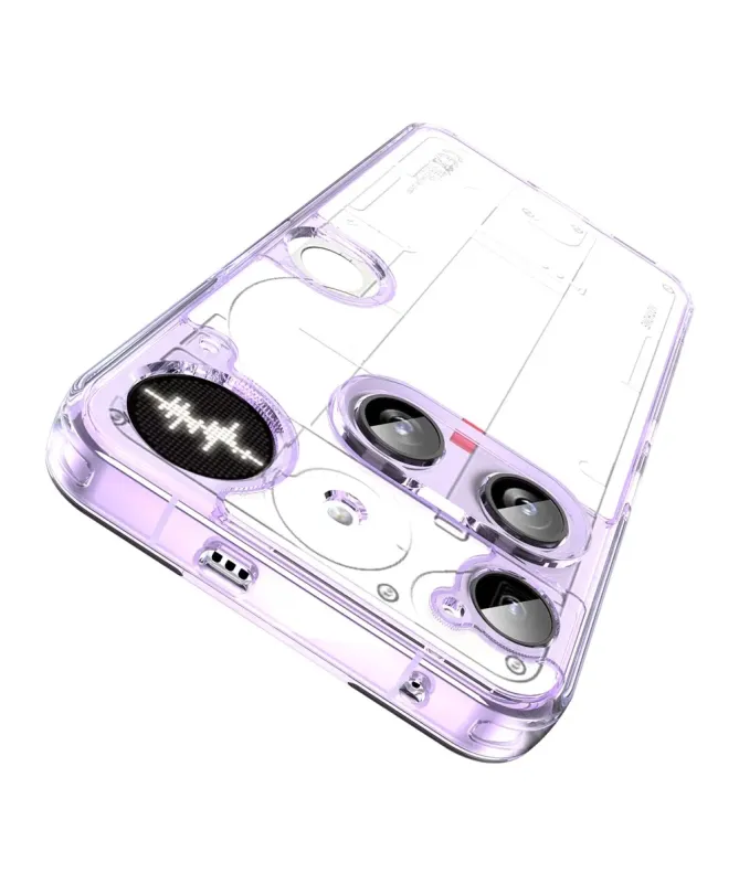 Coque Nothing Phone (3) Transparente Contour Couleuré