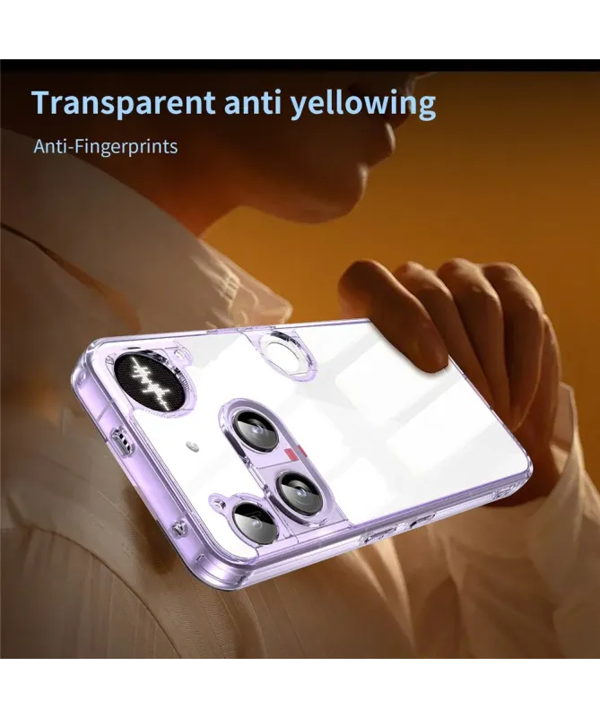 Coque Nothing Phone (3) Transparente Contour Couleuré