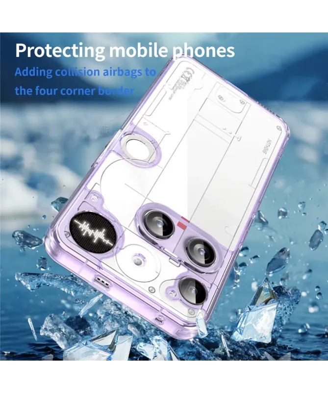 Coque Nothing Phone (3) Transparente Contour Couleuré