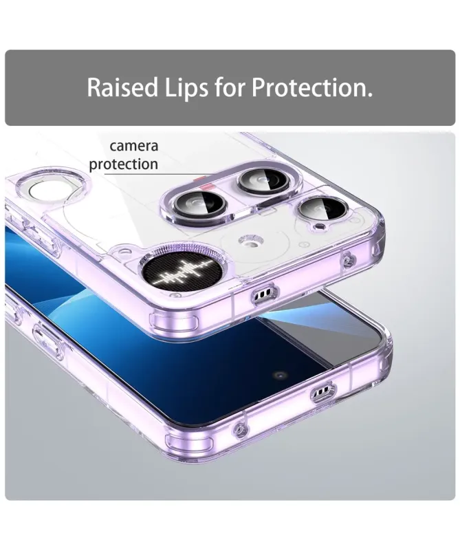 Coque Nothing Phone (3) Transparente Contour Couleuré