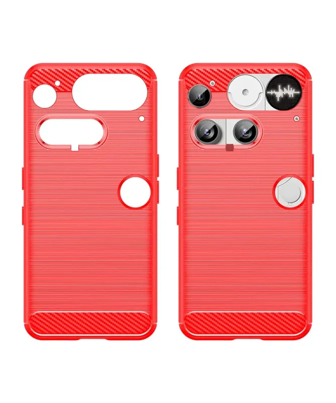 Coque Nothing Phone (3) flexible effet brossé