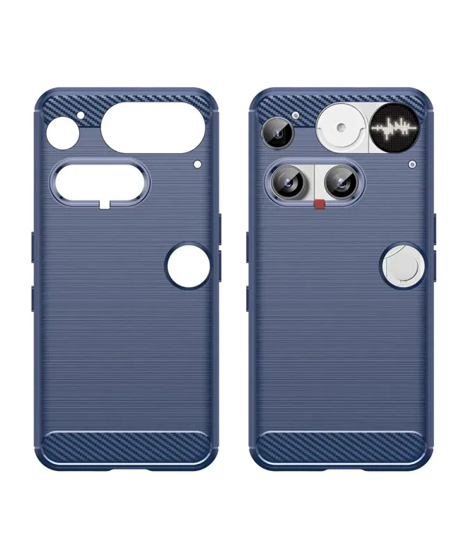 Coque Nothing Phone (3) flexible effet brossé