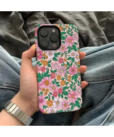Coque iPhone 16 Pro Max Fleurs Colorées