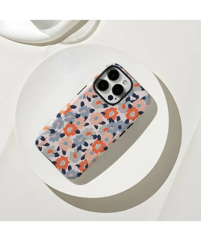 Coque iPhone 16 Pro Max Fleurs Abstraites