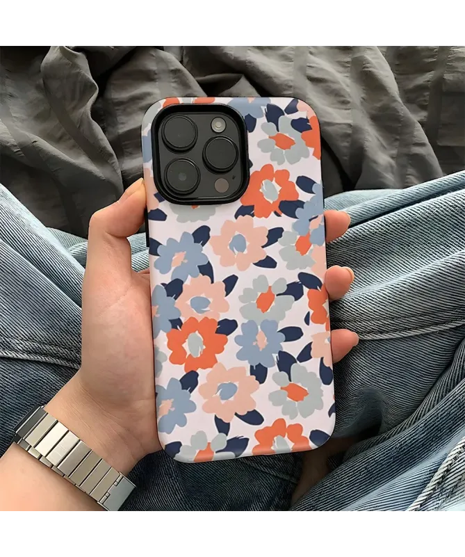 Coque iPhone 16 Pro Max Fleurs Abstraites