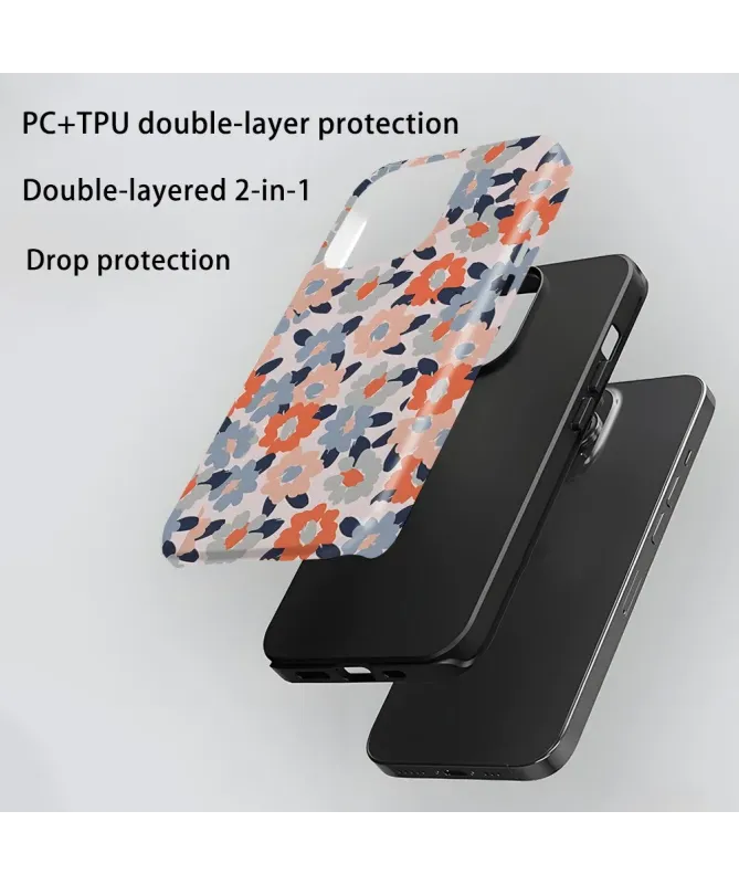 Coque iPhone 16 Pro Max Fleurs Abstraites