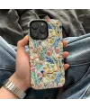 Coque iPhone 16 Pro Max Fleurs et Livres 3D