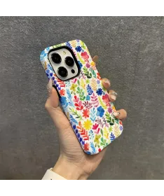 Coque iPhone 16 Pro Max Fleurs Aquarelle Colorées