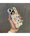 Coque iPhone 16 Pro Max Fleurs Aquarelle Colorées