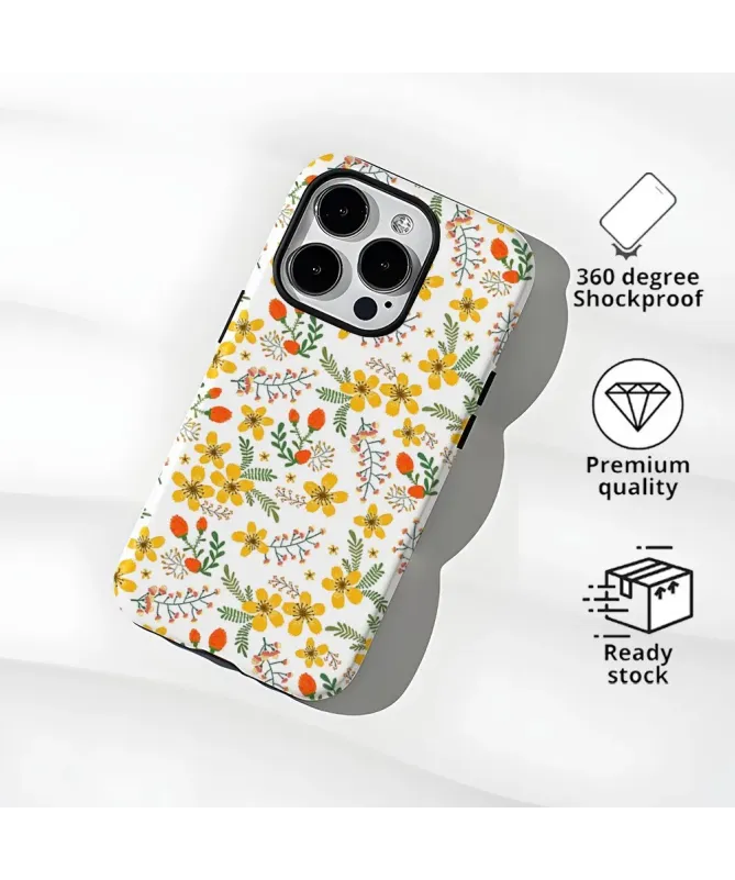 Coque iPhone 16 Pro Max Design Fleuri | PRAIRIE