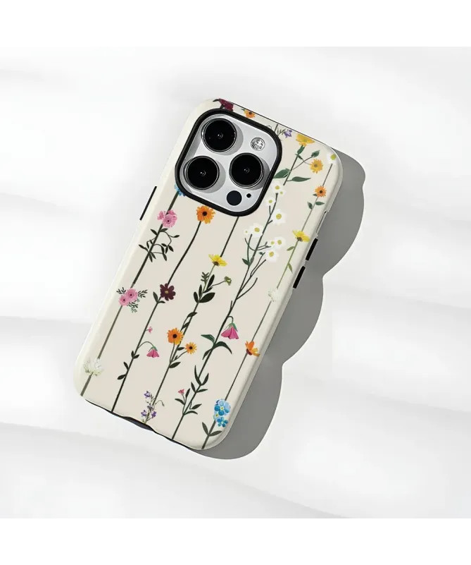 Coque iPhone 16 Pro Max Lignes Florales