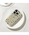 Coque iPhone 16 Pro Max Marguerites et Abeilles en Relief