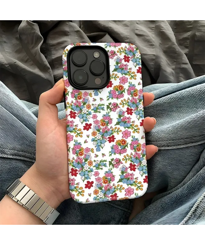 Coque iPhone 16 Pro Max Bouquets de Fleurs Colorées