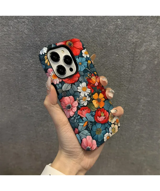 Coque iPhone 16 Pro Max Tapisserie Florale