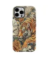 Coque iPhone 16 Pro Tigre Art Asiatique