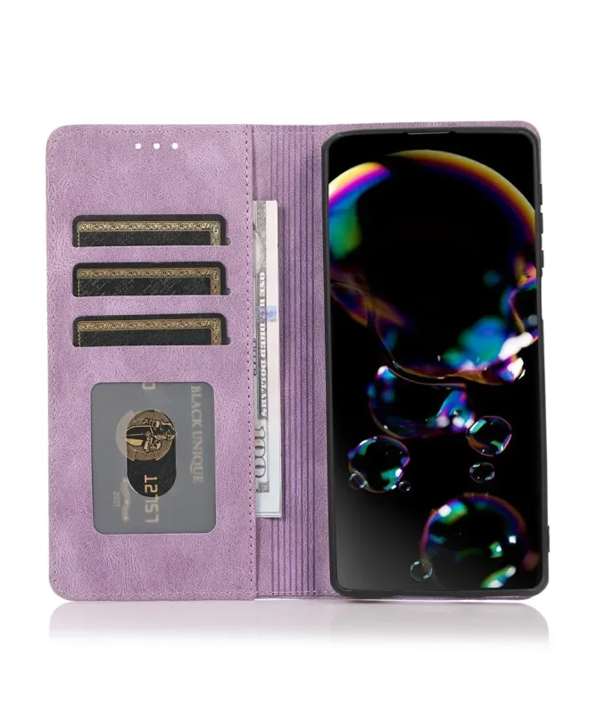Housse Portefeuille Xiaomi 15T Effet Cuir avec Support