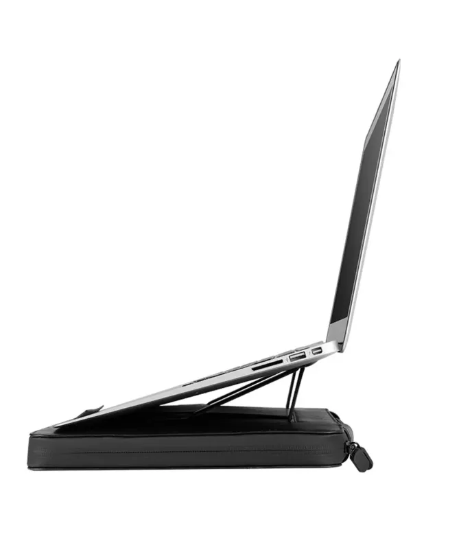 Housse Ordinateur 16 pouces Nillkin Effet Cuir avec Support