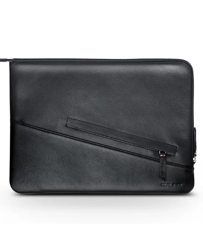 Housse Ordinateur 13 pouces en Cuir Véritable Anti-choc